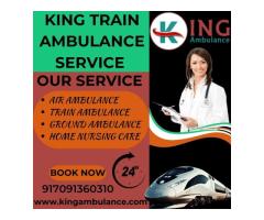 Book King Train Ambulance in Raipur to Transport Your Patients Safely